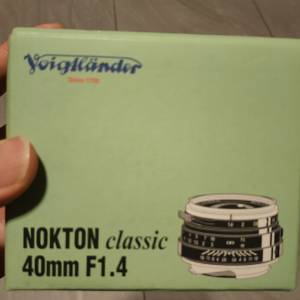 Nokton classic 40mm F1.4