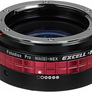 FotodioX Excell+1 Nikon F Lens To Sony Alpha E-Mount Lens Adapter 減焦增光接環