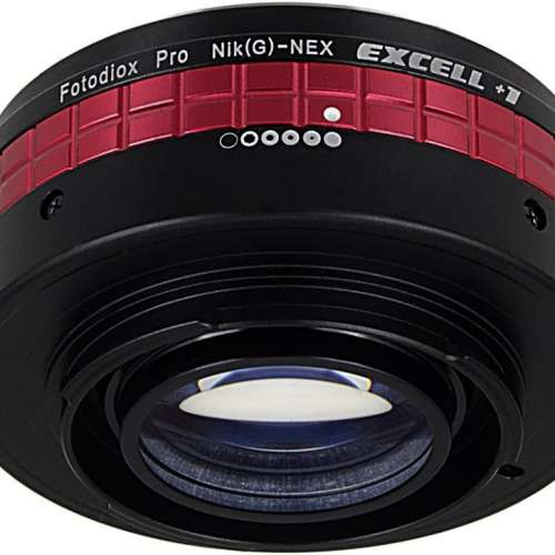 FotodioX Excell+1 Nikon F Lens To Sony Alpha E-Mount Lens Adapter 減焦增光接環
