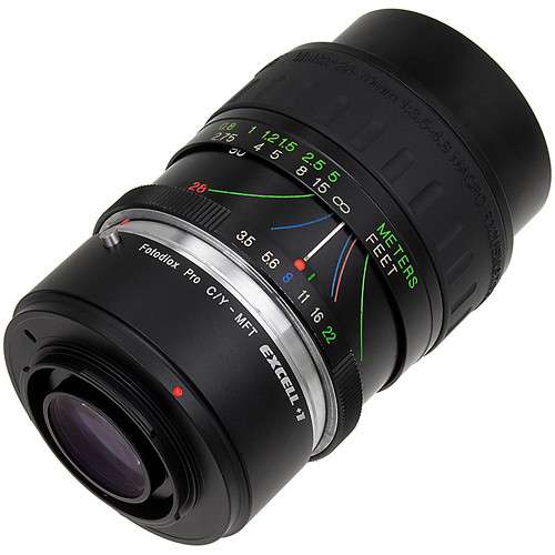 Fotodiox Excell+1 Contax/Yashica Lens to Micro Four Thirds Camera Lens Adapter