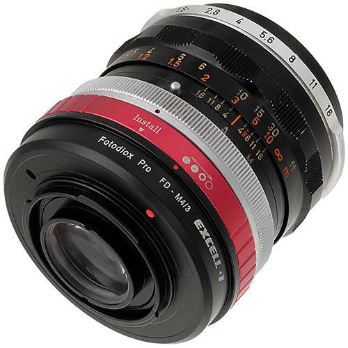 Fotodiox Excell+1 Canon FD Lens to Micro Four Thirds Camera Lens Adapter