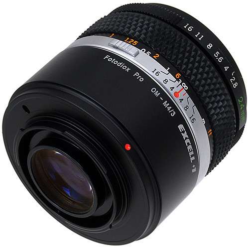 FotodioX Excell+1 OM SLR LensTo Micro Four Thirds Camera Lens Adapter 減焦增光...