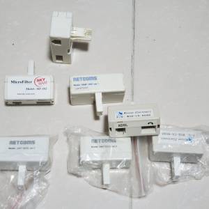 MicroFilter Splitter ADSL / Phone 寬頻 電話 1分2插槽 分配器