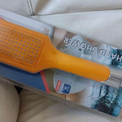 全新 橙色 方形 浴室 花洒 花灑  Hand shower