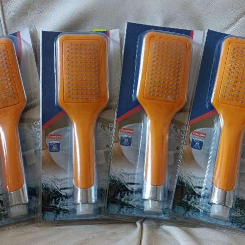 全新 橙色 方形 浴室 花洒 花灑  Hand shower