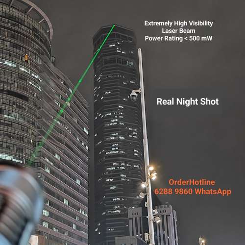 Laser Pointer Green Beam 500 mW Extremely High Visibility. 極高能見度 綠激光 ...