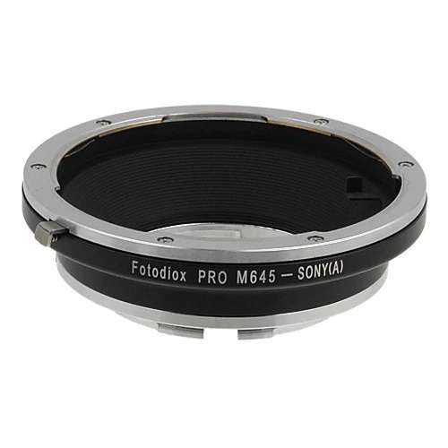 Fotodiox Pro Lens Mount Adapter - Mamiya 645 (M645) Mount Lenses to Sony Alpha A