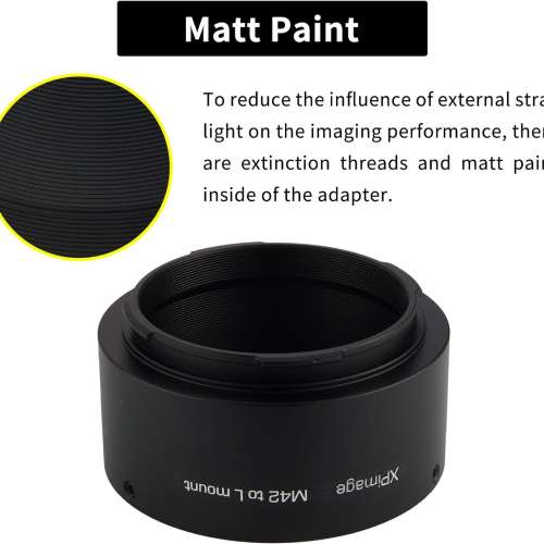 XPIMAGE M42 Screw SLR Lens To Leica L-Mount (TL/SL) Mirrorless Cameras