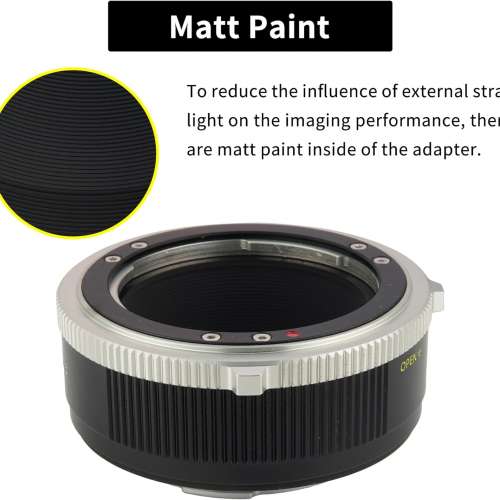 XPimage Locking Adapter For Contax / Yashica CY SLR Lens To LEICA L-Mount