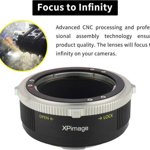 XPimage Locking Adapter For Contax / Yashica CY SLR Lens To LEICA L-Mount