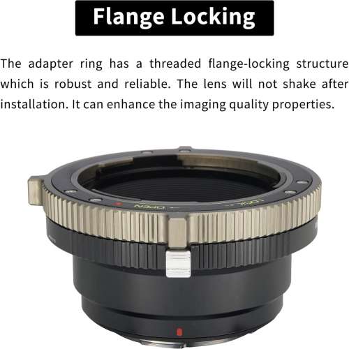 XPimage Locking Adapter For Mamiya 645 (M645) Mount Lens To LEICA L