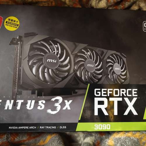 MSI GeForce RTX 3090 VENTUS 3X 24G OC