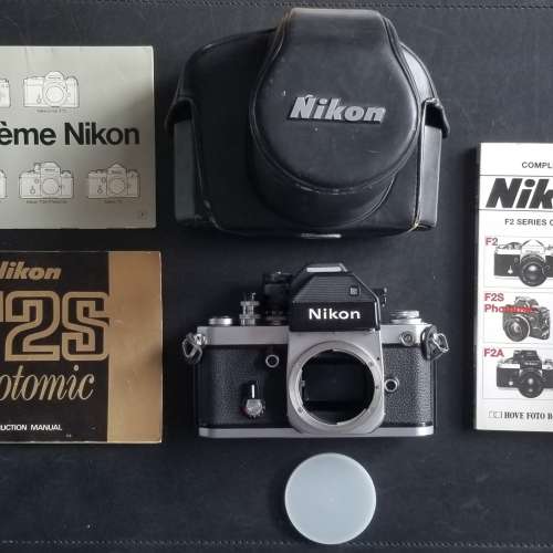 Nikon F2S Photomic 白色機身DP-2 LED Viewfinder發光二極管顯示觀景器