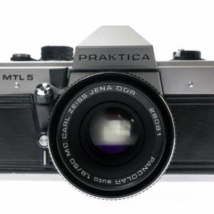 Praktica MTL5 35mm Film Camera with Pancolar Auto F1.8 50mm Lens