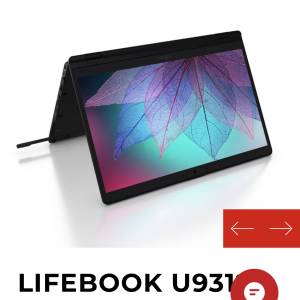 Fujitsu lifebook U9312x, i7, 32GB,1TB,1kg