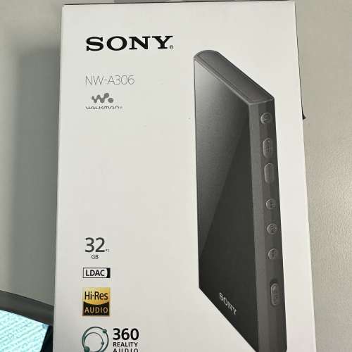 全新Sony NW-A306 輕便型音樂播放器 黑色 行貨