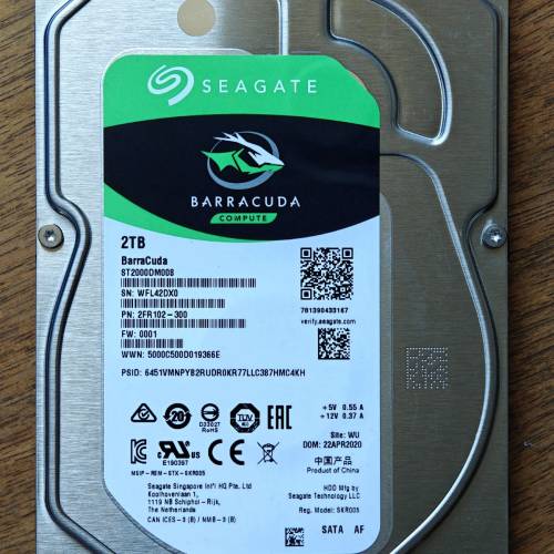 barracuda 2TB Harddisk