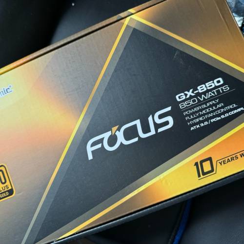 SEASONIC FOCUS GOLD GX850 POWER SUPPLY [ATX3.0] [BLACK]