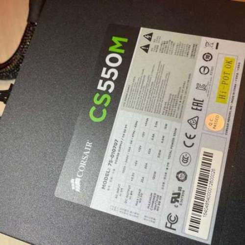 Corsair 模組金牛, Corsair CS550M 80 Plus Gold 550W