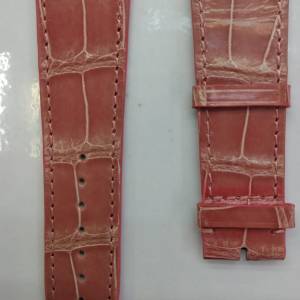 23mm Genuine Pink Leather Strap for Frank Muller Watch ( Ultra Thin超薄）
