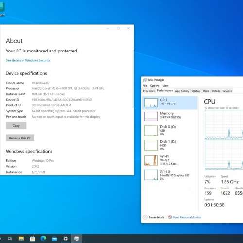 HP ProDesk 400 G4 MT i5 7400