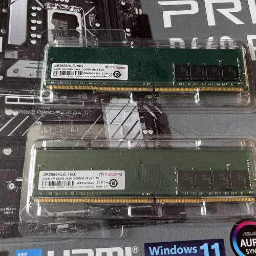 i5 12400 ASUS B660 32gb ddr4 2666 ram