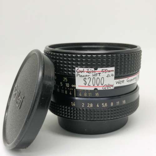 99% New Carl Zeiss Planar HFT 50mm F1.4 手動鏡頭, 深水埗門市可購買