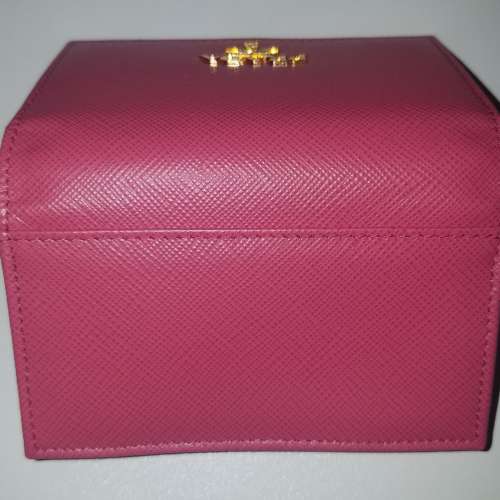 Prada Saffiano 金扣牛皮卡架錢包 Metal Card Holder 1m1122 Wallet Portacarte Pe...