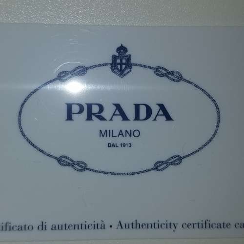 Prada Saffiano 金扣牛皮卡架錢包 Metal Card Holder 1m1122 Wallet Portacarte Pe...