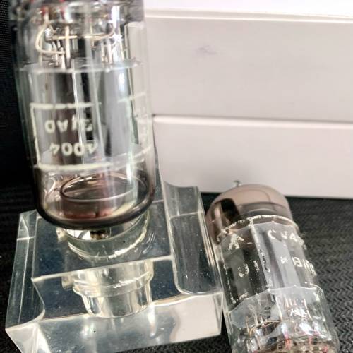 12AX7 CV492 CV4004 Brimar 寶馬軍用型號大圓環長屏1961 1962年英國製造有盒ECC83