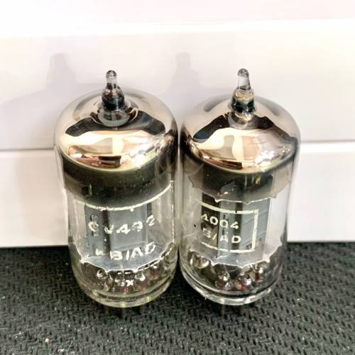 12AX7 CV492 CV4004 Brimar 寶馬軍用型號大圓環長屏1961 1962年英國製造有盒ECC83