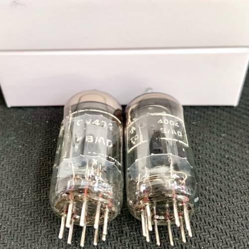 12AX7 CV492 CV4004 Brimar 寶馬軍用型號大圓環長屏1961 1962年英國製造有盒ECC83