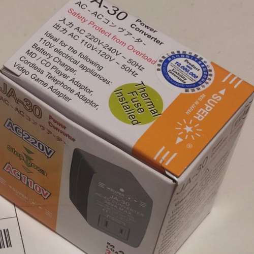 Super 30W 220V-240V 轉 110V-120V火牛 變壓器