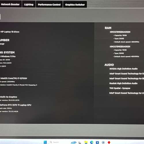 OMEN 16 GAMING LAPTOP (2022) i7-12700H, RTX 3070Ti, 1TB M.2 SSD, 165Hz IPS QHD