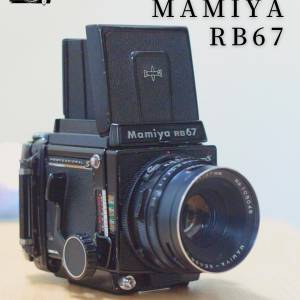 Mamiya RB67 Pro S 腰平套裝 連127mm 3.8鏡頭 即影即有機背 中幅 120相機