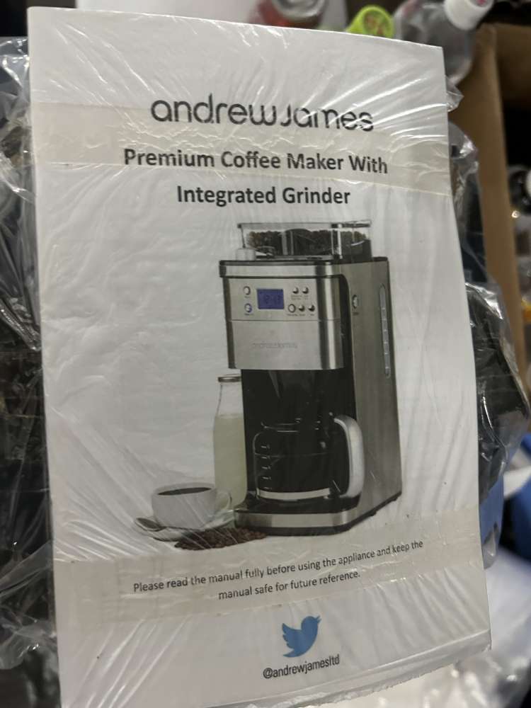 Andrew James Coffee Machine With Grinder Andrew James Drip Filter