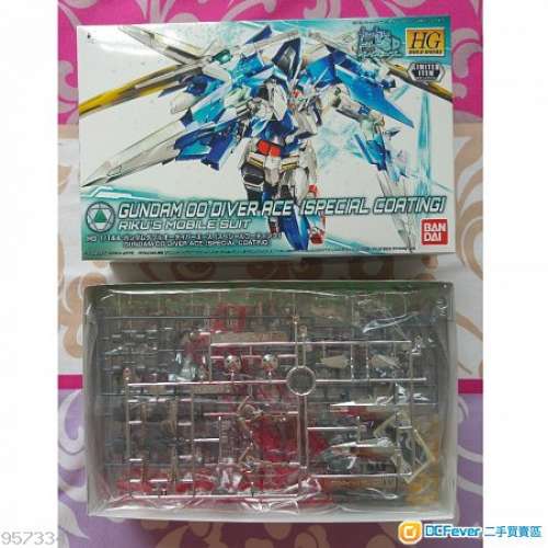 高達00潛行者Bandai HG 1/144Gundam00Diver Ace Special Coating Riku's