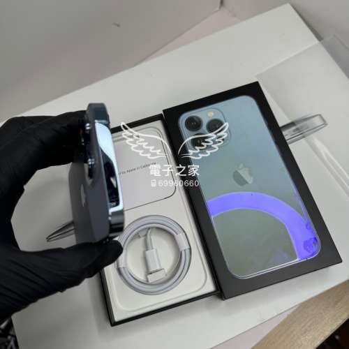 (新機一樣😍13pro )Apple Iphone 13 pro 256 天峰藍  😍歡迎使用消費券🤭  雙卡 實...