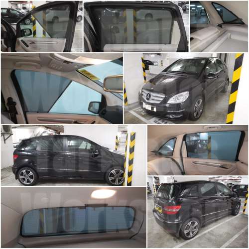 Benz Bclass B200 B180 全車磁石濾光窗網太陽擋