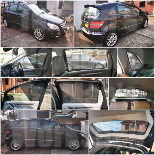 Benz Bclass B200 B180 全車磁石濾光窗網太陽擋