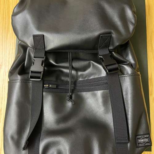 Porter Aloof Rucksack Backpack 023-03760 黑色真皮背囊背包