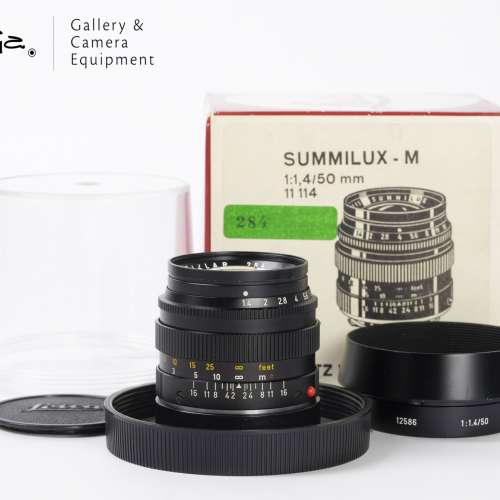 || Leica Summilux-M 50mm F1.4 - Black / v2 / E43 with packing ||