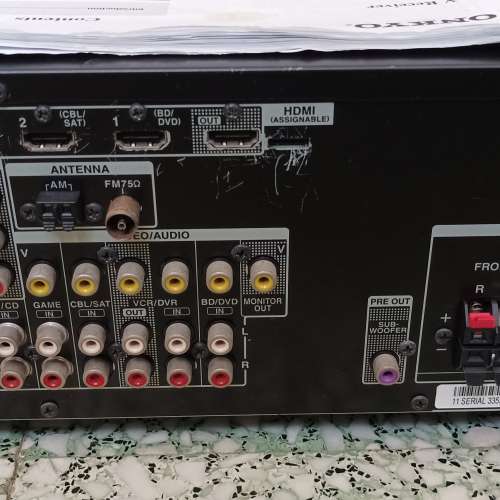 Onkyo TX-SR 309 AV Receiver 安橋擴音機