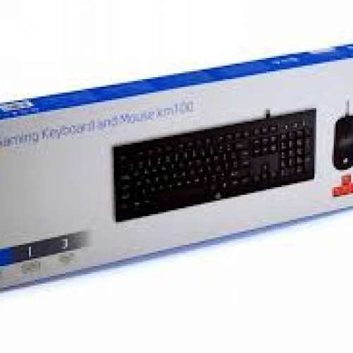 hp  KM100 鍵盤+MOUSE  USB 有線 原廠