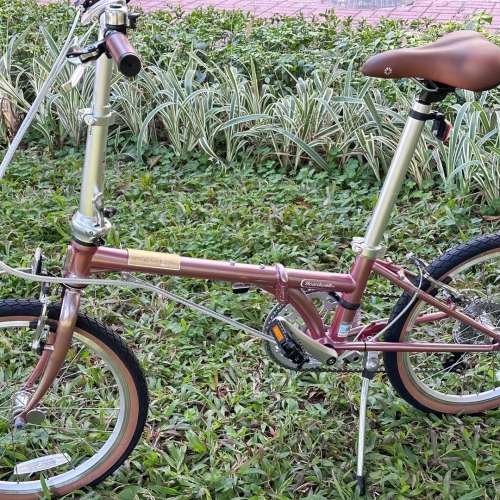 2024 粉紅色 Dahon 復古 Boardwalk D7 7速 鉻鉬鋼 20吋 折叠車 送叮叮水架前後蛙燈