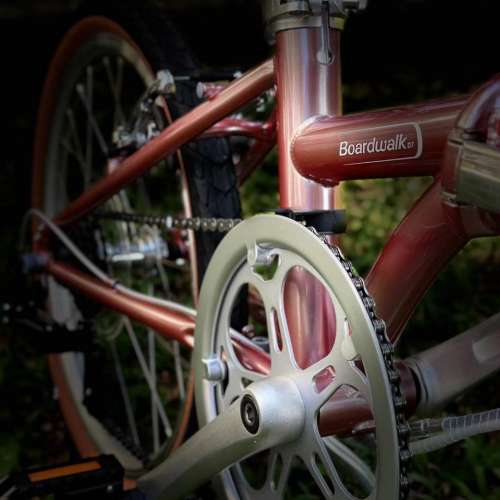 2024 粉紅色 Dahon 復古 Boardwalk D7 7速 鉻鉬鋼 20吋 折叠車 送叮叮水架前後蛙燈