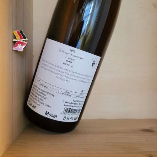 2019 Markus Molitor Zeltinger Sonnenuhr Riesling Auslese *** Suss RP100滿分 ...