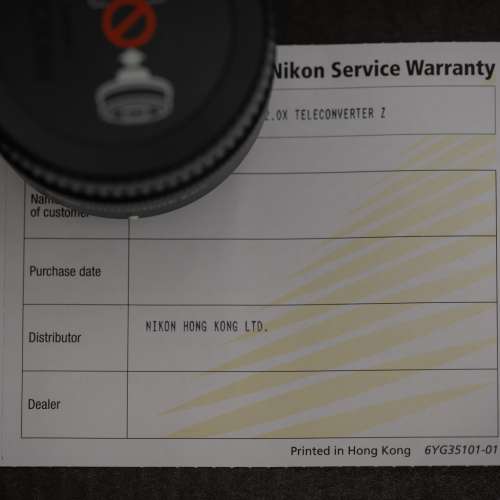 Nikon NIKKOR Z TC-2.0X Teleconverter 2x