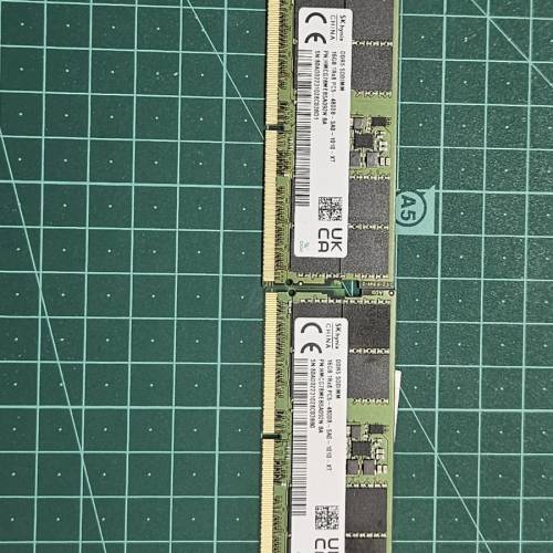 從ASUS ROG FLOW x16 gv601v拆除。 SK hynix DDR5-4800 32GB (16GB*2)Notebook Ram...