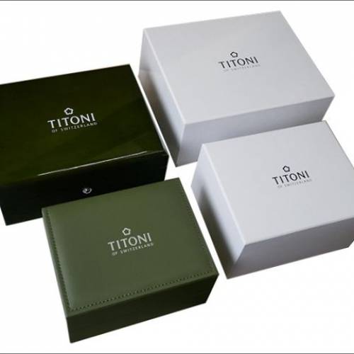 titoni梅花宇宙系列自动机械729 G-DB-306梅花女裝全金錶，